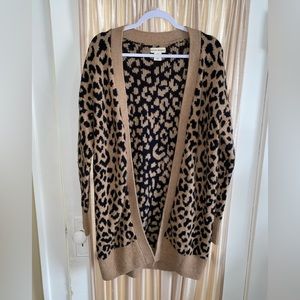 Leopard Print Cardigan! NWOT!